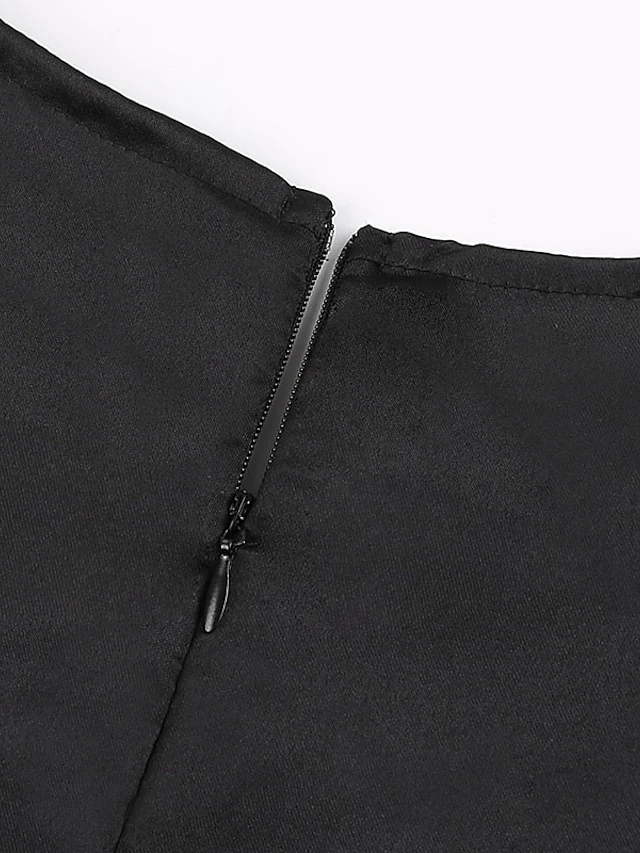 Women‘s Plus Size Curve Party Dress Floral Crew Neck Lace Long Sleeve Spring Fall Elegant Prom Dress Knee Length Dress Formal Party Dress 9 Women‘s Plus Size Curve Party Dress Floral Crew Neck Lace Long Sleeve Spring Fall Elegant Prom Dress Knee Length Dress Formal Party Dress - Image 9