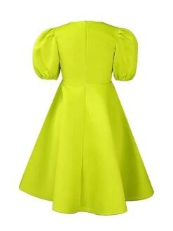 Women‘s Plus Size Curve Flattering Dresses Elegant Apple Shaped Dress Wedding Guest Party Dress Sheath Dress Solid Color Midi Dress Short Sleeve Crew Neck Fashion Party Black White Spring Summer Dress -HAYz Clothing Shop onthwb1676979034700