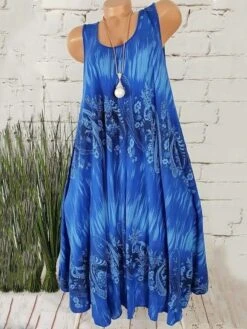 Women's Plus Size Curve Shift Dress Floral Round Neck Print Sleeveless Spring Summer Casual Short Mini Dress Casual Daily Dress 13 Women's Plus Size Curve Shift Dress Floral Round Neck Print Sleeveless Spring Summer Casual Short Mini Dress Casual Daily Dress -HAYz Clothing Shop orkfqw1653647306044