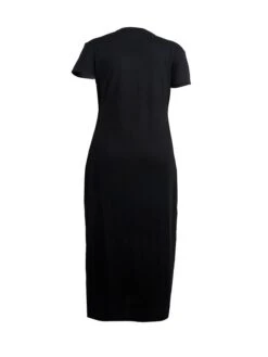 Women‘s Plus Size Curve Casual Dress White Dress Solid Color Midi Dress Short Sleeve Ruched Pocket V Neck Fashion Daily Black White Summer Spring XL XXL 3XL 4XL -HAYz Clothing Shop otokyb1681872908961