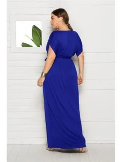 Women's Plus Size Party Dress Solid Color V Neck Short Sleeve Summer Spring Elegant Casual Prom Dress Maxi Long Dress Party Daily Dress 27 Women's Plus Size Party Dress Solid Color V Neck Short Sleeve Summer Spring Elegant Casual Prom Dress Maxi Long Dress Party Daily Dress -HAYz Clothing Shop owexxb1636535436783