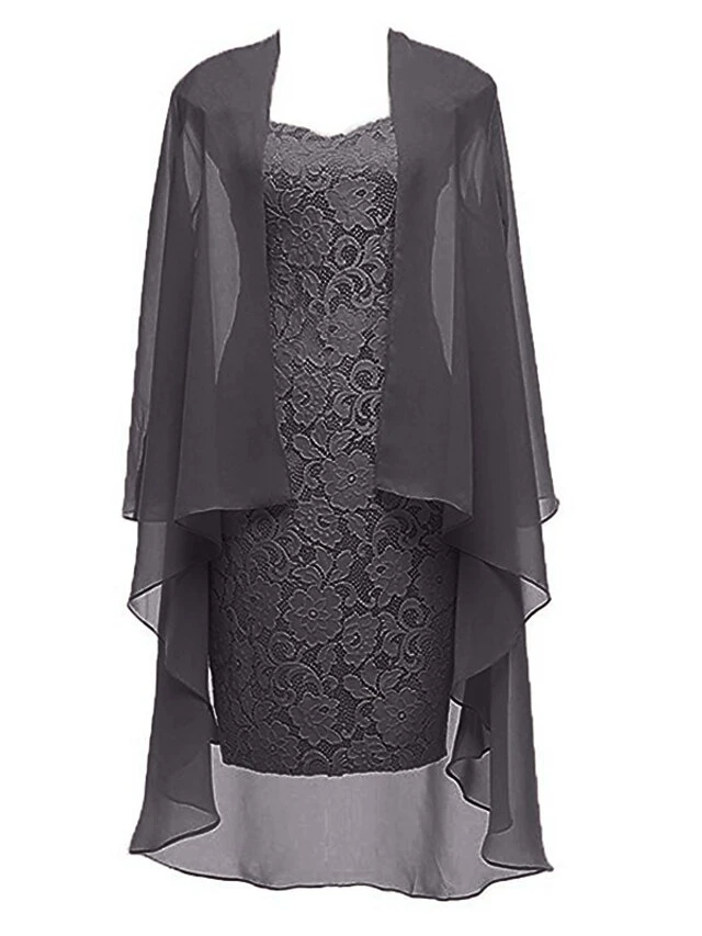 Women‘s Plus Size Curve Party Dress Solid Color Crew Neck Lace 3/4 Length Sleeve Spring Fall Elegant Midi Dress Formal Party Dress 6 Women‘s Plus Size Curve Party Dress Solid Color Crew Neck Lace 3/4 Length Sleeve Spring Fall Elegant Midi Dress Formal Party Dress - Image 6