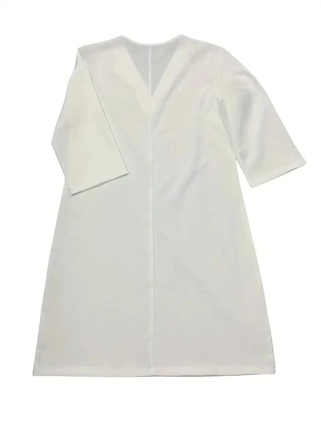 Women's Casual Dress Cotton Dress Shift Dress Midi Dress Cotton Blend Fashion Basic Outdoor Daily Vacation Shirt Collar Ruched Half Sleeve Summer Spring 2023 Loose Fit Black White Pink Pure Color S M 8 Women's Casual Dress Cotton Dress Shift Dress Midi Dress Cotton Blend Fashion Basic Outdoor Daily Vacation Shirt Collar Ruched Half Sleeve Summer Spring 2023 Loose Fit Black White Pink Pure Color S M - Image 8