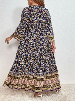 Women's Plus Size Party Dress Wedding Guest Dress Swing Dress Long Dress Maxi Dress Yellow Long Sleeve Floral Print Spring Fall Winter Crew Neck Fashion Winter Dress Evening Party Wedding Guest 2023 5 Women's Plus Size Party Dress Wedding Guest Dress Swing Dress Long Dress Maxi Dress Yellow Long Sleeve Floral Print Spring Fall Winter Crew Neck Fashion Winter Dress Evening Party Wedding Guest 2023 -HAYz Clothing Shop pfxzso1693535283594