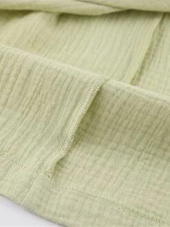 Women's Casual Dress Cotton Linen Dress Wrap Dress Midi Dress Cotton Basic Classic Outdoor Daily Vacation V Neck Lace Up Half Sleeve Spring Fall Autumn 2023 Regular Fit Orange Green Plain S M L -HAYz Clothing Shop pgvldc1692872429998