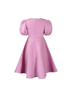 Women‘s Plus Size Curve Flattering Dresses Elegant Apple Shaped Dress Wedding Guest Party Dress Sheath Dress Solid Color Midi Dress Short Sleeve Crew Neck Fashion Party Black White Spring Summer Dress -HAYz Clothing Shop plkjeq1676979038308