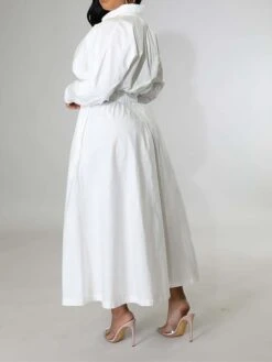 Women's Shirt Dress Casual Dress Swing Dress Maxi Long Dress Outdoor Daily Vacation Cotton And Linen Fashion Casual Shirt Collar Button Rolled Cuff Long Sleeve Spring Fall Winter 2023 Slim Black 27 Women's Shirt Dress Casual Dress Swing Dress Maxi Long Dress Outdoor Daily Vacation Cotton And Linen Fashion Casual Shirt Collar Button Rolled Cuff Long Sleeve Spring Fall Winter 2023 Slim Black -HAYz Clothing Shop psgnuw1695027663983