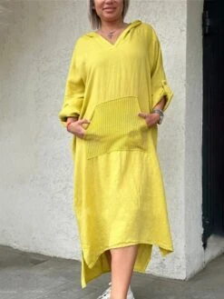 Women's Casual Dress Cotton Dress Shift Dress Midi Dress Cotton Daily Classic Outdoor Daily Vacation Hooded Pocket Basic Long Sleeve Spring Fall Winter 2023 Loose Fit Yellow Purple Green Plain S M L 9 Women's Casual Dress Cotton Dress Shift Dress Midi Dress Cotton Daily Classic Outdoor Daily Vacation Hooded Pocket Basic Long Sleeve Spring Fall Winter 2023 Loose Fit Yellow Purple Green Plain S M L -HAYz Clothing Shop psttmd1692340756963