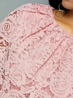 Women‘s Plus Size Curve Flattering Dresses Apple Shaped Dress Wedding Guest Sheath Dress Solid Color Crew Neck Lace Half Sleeve Fall Spring Elegant Knee Length Dress Daily Vacation Dress 7 Women‘s Plus Size Curve Flattering Dresses Apple Shaped Dress Wedding Guest Sheath Dress Solid Color Crew Neck Lace Half Sleeve Fall Spring Elegant Knee Length Dress Daily Vacation Dress -HAYz Clothing Shop pvjsvk1661325322462