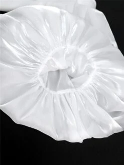 Women‘s Plus Size Curve Prom Dress Party Dress Satin Dress Long Dress Maxi Dress White 3/4 Length Sleeve Pure Color Backless Summer Spring Fall Off Shoulder Fashion Evening Party Wedding Guest -HAYz Clothing Shop pvuqqx1690523373118