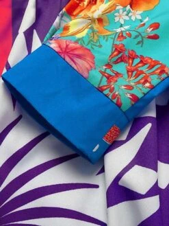 Women‘s Plus Size Curve Party Dress Swing Dress Graphic Long Dress Maxi Dress Long Sleeve Pocket Print Crew Neck Modern Party Blue Fall Spring L XL XXL 3XL 4XL -HAYz Clothing Shop pzohgj1672990480381