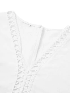 Women's Cotton Linen Dress Casual Dress Shift Dress Midi Dress Cotton Fashion Modern Outdoor Daily Vacation V Neck Cut Out Short Sleeve Summer Spring 2023 Regular Fit White Blue Green Plain S M L XL 20 Women's Cotton Linen Dress Casual Dress Shift Dress Midi Dress Cotton Fashion Modern Outdoor Daily Vacation V Neck Cut Out Short Sleeve Summer Spring 2023 Regular Fit White Blue Green Plain S M L XL -HAYz Clothing Shop qbhbai1684215316832