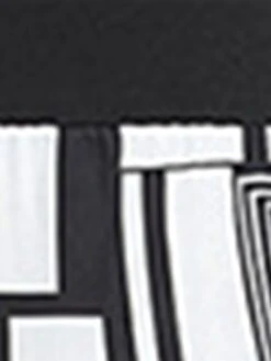 Women's Plus Size Curve Party Dress Winter Dress Bodycon Geometric Midi Dress Long Sleeve Patchwork Print V Neck Fashion Party Black Fall Winter XL XXL 3XL 4XL -HAYz Clothing Shop qdmwcj1695096080952