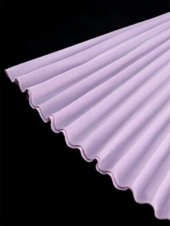 Women's Plus Size Curve Party Dress Work Dress Swing Dress Plain Midi Dress Long Sleeve Pleated Cut Out V Neck Fashion Party Purple Fall Winter XL XXL 3XL 4XL -HAYz Clothing Shop qmkjpi1694165782872