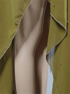 Women‘s Plus Size Curve Casual Dress Shift Dress Kaftan Dress Floral Long Dress Maxi Dress Long Sleeve Layered Hooded Elegant Outdoor Green Summer Spring One Size -HAYz Clothing Shop qoroqp1677653407560