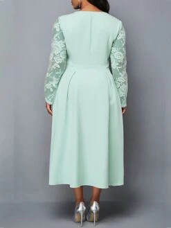 Women‘s Plus Size Curve Party Dress Pure Color Square Neck Long Sleeve Winter Fall Fashion Elegant Formal Midi Dress Party Evening Party Dress 17 Women‘s Plus Size Curve Party Dress Pure Color Square Neck Long Sleeve Winter Fall Fashion Elegant Formal Midi Dress Party Evening Party Dress -HAYz Clothing Shop qszsaf1670211987718