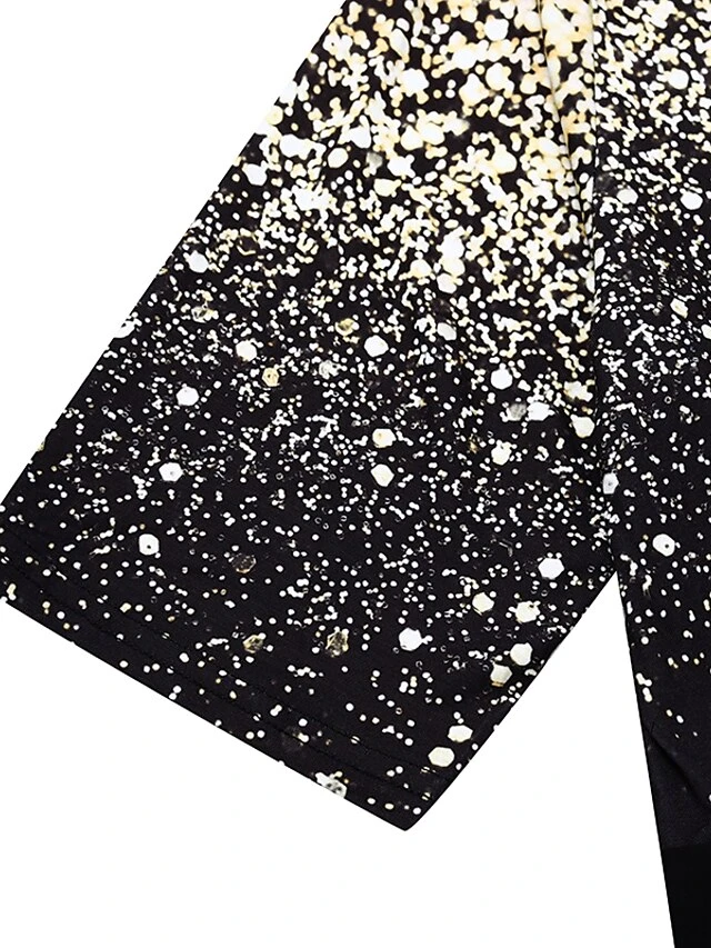 Women‘s Plus Size Curve Casual Dress Swing Dress Gradient V Neck Layered 3/4 Length Sleeve Spring Fall Dress Stylish Casual Midi Dress Date 3 Women‘s Plus Size Curve Casual Dress Swing Dress Gradient V Neck Layered 3/4 Length Sleeve Spring Fall Dress Stylish Casual Midi Dress Date - Image 3