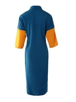 Women's Shirt Dress Casual Dress Midi Dress Outdoor Daily Vacation Polyester Fashion Modern Shirt Collar Button Pocket Long Sleeve Fall Winter 2023 Loose Fit Blue Color Block S M L XL 9 Women's Shirt Dress Casual Dress Midi Dress Outdoor Daily Vacation Polyester Fashion Modern Shirt Collar Button Pocket Long Sleeve Fall Winter 2023 Loose Fit Blue Color Block S M L XL -HAYz Clothing Shop qvwjgy1693897694640