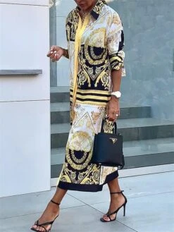 Women's Shirt Dress Casual Dress Maxi Long Dress Outdoor Daily Vacation Polyester Vintage Retro Shirt Collar Button Print Long Sleeve Fall Winter 2023 Loose Fit Yellow Color Block Tribal Ethnic S M L 15 Women's Shirt Dress Casual Dress Maxi Long Dress Outdoor Daily Vacation Polyester Vintage Retro Shirt Collar Button Print Long Sleeve Fall Winter 2023 Loose Fit Yellow Color Block Tribal Ethnic S M L -HAYz Clothing Shop qxjzva1696746954137