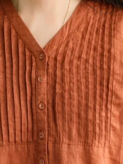 Women's Casual Dress Cotton Linen Dress White Dress Midi Dress Bamboo Fashion Modern Daily Vacation V Neck Ruched Patchwork Half Sleeve Summer Spring Fall 2023 Regular Fit White Blue Orange Plain M L 14 Women's Casual Dress Cotton Linen Dress White Dress Midi Dress Bamboo Fashion Modern Daily Vacation V Neck Ruched Patchwork Half Sleeve Summer Spring Fall 2023 Regular Fit White Blue Orange Plain M L -HAYz Clothing Shop rbnaxn1682673681566