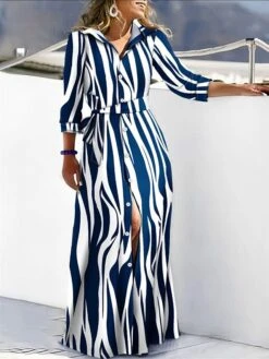 Women's Shirt Dress Casual Dress Swing Dress Maxi Long Dress Outdoor Daily Date Polyester Fashion Modern Shirt Collar Lace Up Button Long Sleeve Summer Spring Fall 2023 Loose Fit Black Navy Blue 9 Women's Shirt Dress Casual Dress Swing Dress Maxi Long Dress Outdoor Daily Date Polyester Fashion Modern Shirt Collar Lace Up Button Long Sleeve Summer Spring Fall 2023 Loose Fit Black Navy Blue -HAYz Clothing Shop rdjfhy1693386162260