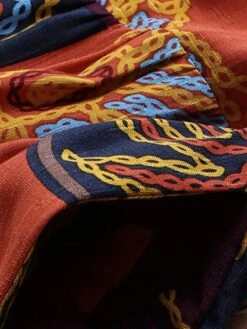 Women's Two Piece Dress Set Casual Dress Print Dress Daily Going Out Basic Ethnic Ruched Patchwork Midi Dress Crew Neck Long Sleeve Graphic Tribal Loose Fit Yellow Blue Fuchsia Summer Spring M L XL -HAYz Clothing Shop sbaugb1677121573418