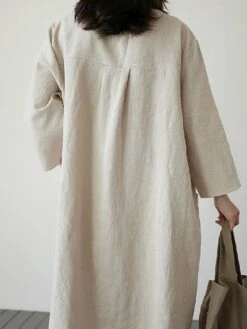 Women's Casual Dress Cotton Linen Dress Maxi Long Dress Linen / Cotton Blend Basic Classic Outdoor Daily Vacation Crew Neck Pocket Split 3/4 Length Sleeve Spring Fall Autumn 2023 Loose Fit Red Apricot 26 Women's Casual Dress Cotton Linen Dress Maxi Long Dress Linen / Cotton Blend Basic Classic Outdoor Daily Vacation Crew Neck Pocket Split 3/4 Length Sleeve Spring Fall Autumn 2023 Loose Fit Red Apricot -HAYz Clothing Shop sbbgzp1692872467683
