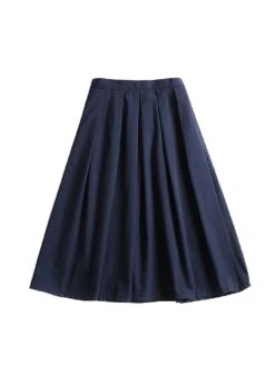 Women's Two Piece Dress Set Casual Dress Skirt Set Daily Going Out Fashion Streetwear Ribbed Print Midi Dress Crew Neck Short Sleeve Stripe Slim Blue Fall S M L XL XXL -HAYz Clothing Shop skizmh1693278120797