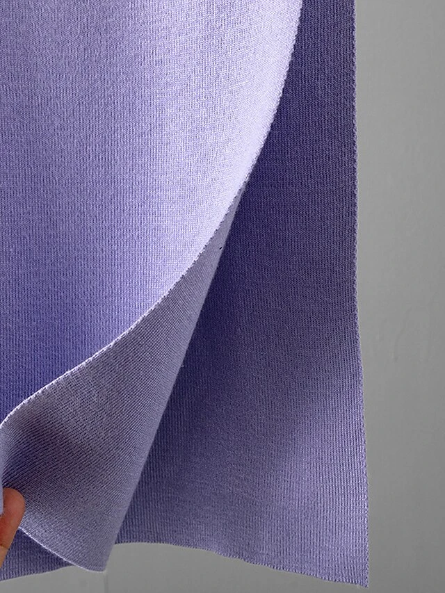 Women's Two Piece Dress Set Casual Dress Skirt Set Outdoor Daily Fashion Streetwear Split Ribbed Midi Dress Turtleneck Long Sleeve Plain Loose Fit Black Light Green Blue Fall One-Size 18 Women's Two Piece Dress Set Casual Dress Skirt Set Outdoor Daily Fashion Streetwear Split Ribbed Midi Dress Turtleneck Long Sleeve Plain Loose Fit Black Light Green Blue Fall One-Size - Image 18