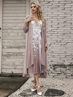Women's Casual Dress Dress Set Two Piece Dress Long Dress Maxi Dress Purple Brown Green Half Sleeve Flower Print Summer Spring V Neck Fashion Vacation 2023 S M L XL XXL 3XL