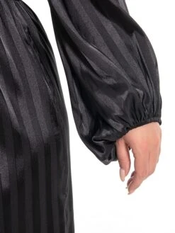 Women's Plus Size Curve Work Dress Satin Dress Black Dress Plain Midi Dress Long Sleeve Split V Neck Fashion Office Black Fall Winter L XL XXL 3XL 4XL 15 Women's Plus Size Curve Work Dress Satin Dress Black Dress Plain Midi Dress Long Sleeve Split V Neck Fashion Office Black Fall Winter L XL XXL 3XL 4XL -HAYz Clothing Shop staooj1694772912542