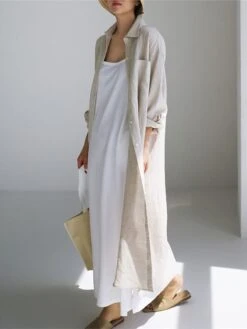 Women's Cotton Linen Dress Casual Dress Swing Dress Maxi Long Dress Cotton Blend Stylish Casual Winter Dress Daily Holiday Shirt Collar Button Pocket Long Sleeve Summer Spring Fall 2022 Loose Fit 28 Women's Cotton Linen Dress Casual Dress Swing Dress Maxi Long Dress Cotton Blend Stylish Casual Winter Dress Daily Holiday Shirt Collar Button Pocket Long Sleeve Summer Spring Fall 2022 Loose Fit -HAYz Clothing Shop sxivqd1658457831307