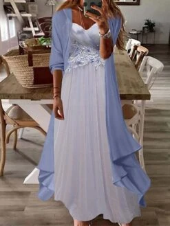 Women's Casual Dress Dress Set Two Piece Dress Long Dress Maxi Dress Purple Brown Green Half Sleeve Flower Print Summer Spring V Neck Fashion Vacation 2023 S M L XL XXL 3XL -HAYz Clothing Shop tazgvp1671612932498