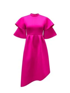Women‘s Plus Size Curve Party Dress Solid Color Crew Neck Half Sleeve Spring Fall Elegant Modern Maxi Long Dress Formal Party Dress 28 Women‘s Plus Size Curve Party Dress Solid Color Crew Neck Half Sleeve Spring Fall Elegant Modern Maxi Long Dress Formal Party Dress -HAYz Clothing Shop tgeqcm1669704983575