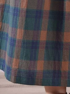 Women's Casual Dress Cotton Linen Dress Plaid Dress Midi Dress Linen / Cotton Blend Fashion Basic Outdoor Daily Holiday Stand Collar Pocket Print Long Sleeve Fall Winter Autumn 2023 Loose Fit Yellow 24 Women's Casual Dress Cotton Linen Dress Plaid Dress Midi Dress Linen / Cotton Blend Fashion Basic Outdoor Daily Holiday Stand Collar Pocket Print Long Sleeve Fall Winter Autumn 2023 Loose Fit Yellow -HAYz Clothing Shop tgshqr1693553163160