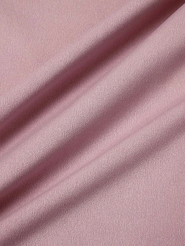 Women's Lace Dress Dress Set Two Piece Dress Midi Dress Pink Half Sleeve Pure Color Mesh Summer Spring Fall Crew Neck Fashion Office Wedding Guest 2023 S M L XL XXL 3XL 6 Women's Lace Dress Dress Set Two Piece Dress Midi Dress Pink Half Sleeve Pure Color Mesh Summer Spring Fall Crew Neck Fashion Office Wedding Guest 2023 S M L XL XXL 3XL - Image 6