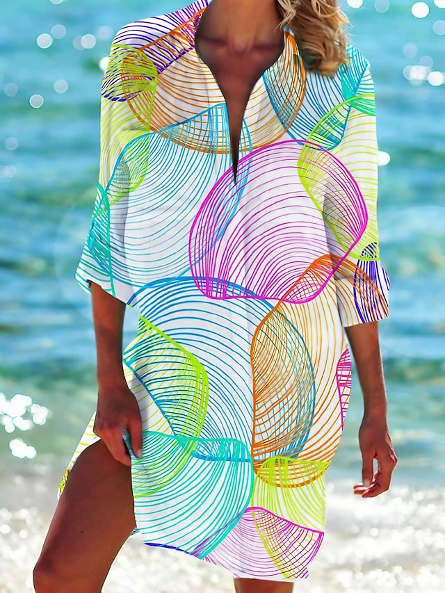 Women‘s Casual Dress Shirt Dress Green Blue Pink Long Sleeve Print Spring Summer Shirt Collar Winter Dress Fall Dress Loose Fit 2023 S M L XL XXL 3XL 4XL 5XL 1 Women‘s Casual Dress Shirt Dress Green Blue Pink Long Sleeve Print Spring Summer Shirt Collar Winter Dress Fall Dress Loose Fit 2023 S M L XL XXL 3XL 4XL 5XL