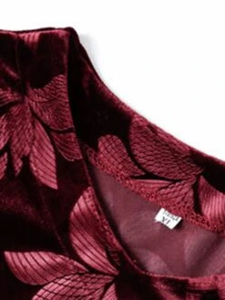 Women's Plus Size Party Dress Velvet Dress Cocktail Dress Midi Dress Black Wine Purple Long Sleeve Leaf Pocket Spring Fall Winter V Neck Fashion Winter Dress Wedding Guest Birthday Loose Fit 2023 XL 21 Women's Plus Size Party Dress Velvet Dress Cocktail Dress Midi Dress Black Wine Purple Long Sleeve Leaf Pocket Spring Fall Winter V Neck Fashion Winter Dress Wedding Guest Birthday Loose Fit 2023 XL -HAYz Clothing Shop twfbne1692588954839