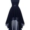 Women‘s Plus Size Curve Black Dress Easter Dress Lace Sleeveless Party Dress Solid Color Crew Neck Spring Fall Prom Dress Maxi Dress Party Club Dress Dress