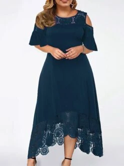 Women‘s Plus Size Curve Casual Dress A Line Dress Gradient Long Dress Maxi Dress Short Sleeve Patchwork Hollow Out Crew Neck Fashion Outdoor Black Light Green Summer Spring XL XXL 3XL 4XL 5XL 14 Women‘s Plus Size Curve Casual Dress A Line Dress Gradient Long Dress Maxi Dress Short Sleeve Patchwork Hollow Out Crew Neck Fashion Outdoor Black Light Green Summer Spring XL XXL 3XL 4XL 5XL -HAYz Clothing Shop ucxlba1678346851504