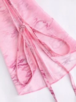 Women's Two Piece Dress Set Casual Dress Skirt Set Outdoor Daily Fashion Streetwear Print Long Dress Maxi Dress V Neck Long Sleeve Floral Slim Pink Green Fall S M L -HAYz Clothing Shop uhiqyf1693278429486