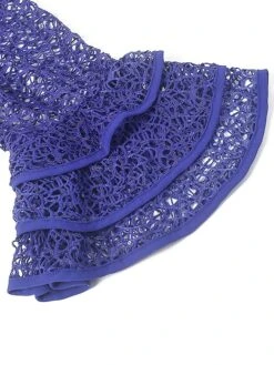 Women‘s Plus Size Curve Party Dress Lace Dress Sheath Dress Solid Color Long Dress Maxi Dress 3/4 Length Sleeve Lace Crew Neck Fashion Party Pink Blue Summer Spring L XL XXL 3XL -HAYz Clothing Shop uibayb1677652742973