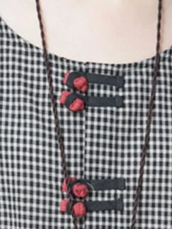 Women's Casual Dress Swing Dress A Line Dress Long Dress Maxi Dress Cotton Basic Casual Outdoor Daily Weekend Crew Neck Pocket Long Sleeve Spring Fall Loose Fit Black Plaid M L XL XXL -HAYz Clothing Shop uiymgt1672995450920