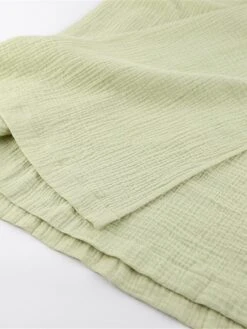 Women's Casual Dress Cotton Linen Dress Wrap Dress Midi Dress Cotton Basic Classic Outdoor Daily Vacation V Neck Lace Up Half Sleeve Spring Fall Autumn 2023 Regular Fit Orange Green Plain S M L -HAYz Clothing Shop ukzhwl1692872428932