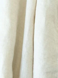 Women's Shirt Dress Casual Dress Cotton Linen Dress Midi Dress Linen / Cotton Blend Basic Classic Outdoor Daily Vacation Stand Collar Button 3/4 Length Sleeve Spring Fall Autumn 2023 Loose Fit Blue -HAYz Clothing Shop unxvdv1693967793520