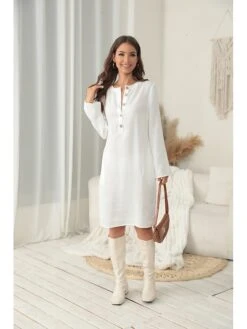 Women‘s Casual Dress Shirt Dress Shift Dress Midi Dress Yellow Navy Blue White Long Sleeve Pure Color Button Winter Fall Spring Shirt Collar Basic Winter Dress Daily Vacation 2023 S M L XL XXL 3XL 10 Women‘s Casual Dress Shirt Dress Shift Dress Midi Dress Yellow Navy Blue White Long Sleeve Pure Color Button Winter Fall Spring Shirt Collar Basic Winter Dress Daily Vacation 2023 S M L XL XXL 3XL -HAYz Clothing Shop usrzkb1696938694862