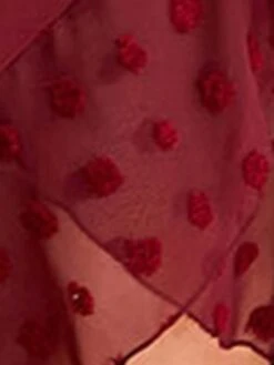 Women's Plus Size Prom Dress Party Dress Wedding Guest Dress Long Dress Maxi Dress Wine Long Sleeve Pure Color Lace Up Fall Winter Autumn V Neck Fashion Winter Dress Wedding Guest Evening Party Loose -HAYz Clothing Shop uxecqs1693205398877