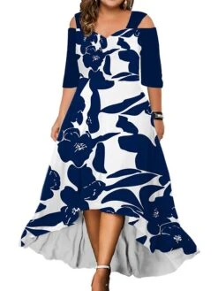 Women‘s Plus Size Curve Casual Dress Graphic Floral Long Dress Maxi Dress Half Sleeve Print V Neck Fashion Daily Black Blue Summer Spring L XL XXL 3XL 4XL 11 Women‘s Plus Size Curve Casual Dress Graphic Floral Long Dress Maxi Dress Half Sleeve Print V Neck Fashion Daily Black Blue Summer Spring L XL XXL 3XL 4XL -HAYz Clothing Shop uxrsvo1686027842247