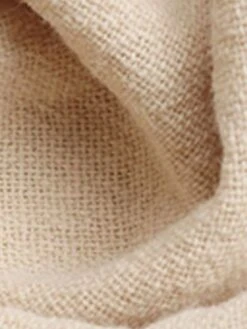 Women's Casual Dress Cotton Linen Dress Mini Dress Linen / Cotton Blend Basic Classic Outdoor Daily Vacation Split Neck Ruffle Button Long Sleeve Fall Winter Autumn 2023 Loose Fit Apricot Plain S M L -HAYz Clothing Shop uzearg1695014841681