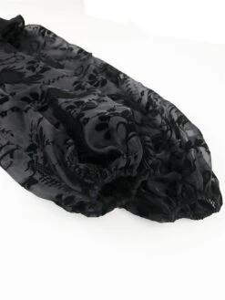 Women's Plus Size Curve Party Dress Black Dress Formal Dress Plain Long Dress Maxi Dress Long Sleeve Lace Stand Collar Fashion Party Black Fall Winter XL XXL 3XL 4XL -HAYz Clothing Shop vexttv1694151489068